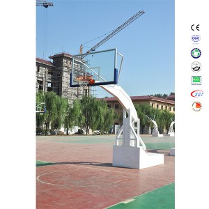 Professional Basketball Set, Outdoor Basketball Stand with glass Backboard