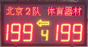Small electronic scoreboard