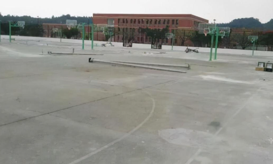 How to make a basketball court cheap