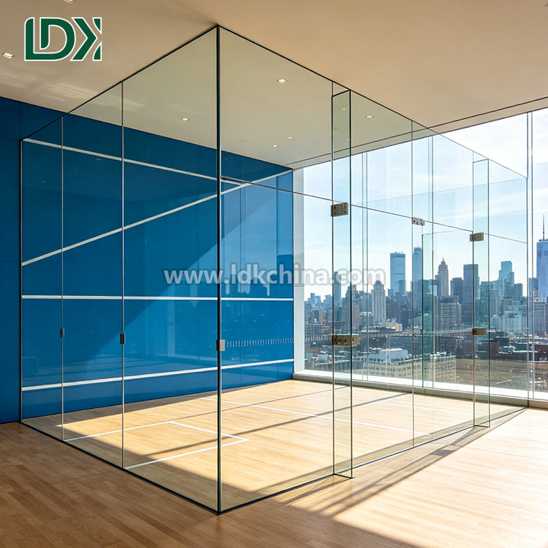 High Quality Full Vision Glass Squash Court for Professional Tournaments with Enhanced Impact Resistance and Longevity Featured Image