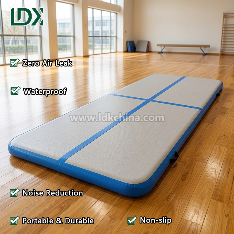 Portable Gymnastic Inflatable Mat for Home Use Air Track Tumbling Mat for Kids Practice
