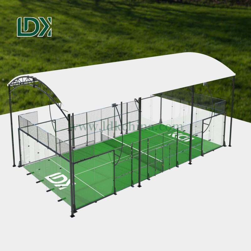 Factory Customized Padel Court 10*20 m Panoramic Padel Court Sport Equipment Sports Court Cover Tent Factory Customized Padel Court 10*20 m Panoramic Padel Court Sport Equipment Sports Court Cover Tent