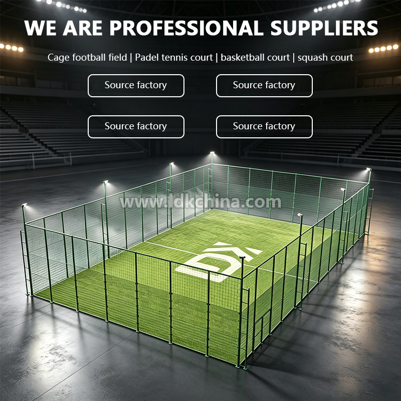 Professional Outdoor Football Cage Galvanized Steel Soccer Enclosure for Sports Club Training and Community Stadiums Featured Image