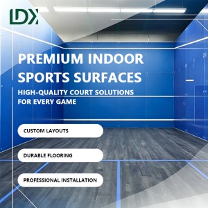 Heavy Duty Safety Glass Squash Court Walls with High Transparency and Soundproof Features for Indoor Sports Centers