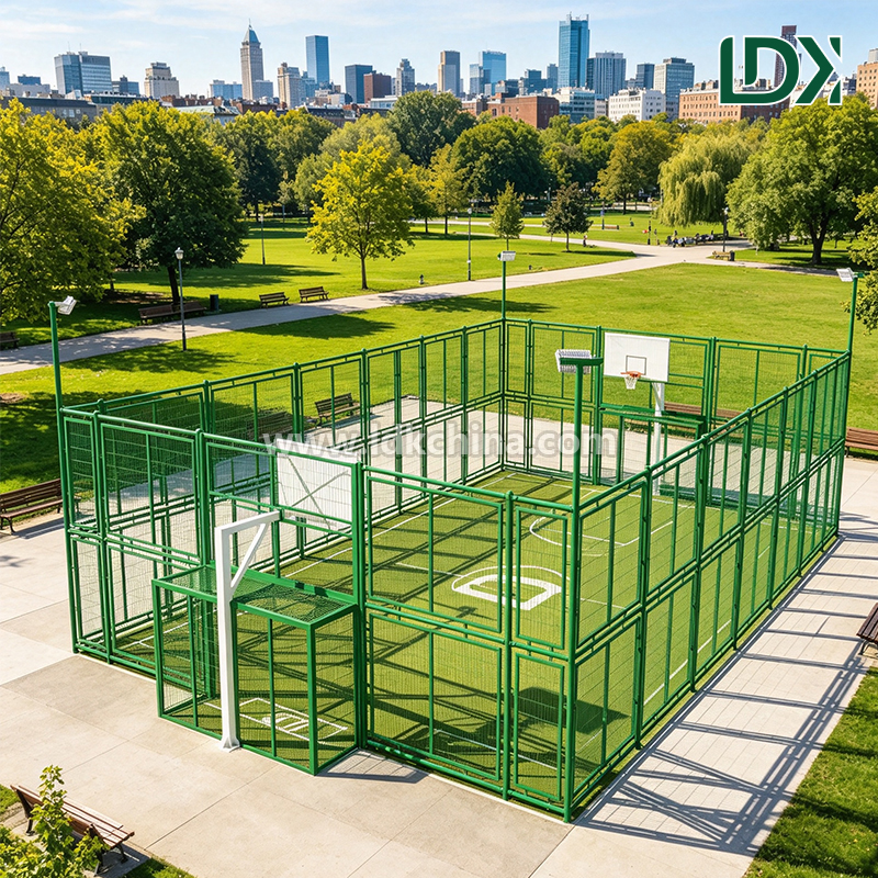 Customized Outdoor Cage Soccer Fields with Multi-functional Training System and Heavy Duty Football Basketball Ball Cage