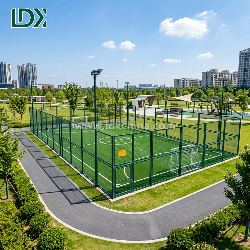 Custom Cage Football Field Portable Mini Soccer Cage Court with Artificial Grass for Commercial Sports Projects