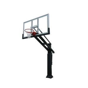 Adjustable Sports Training Pajisje Outdoor në Ground Basketball Hoop
