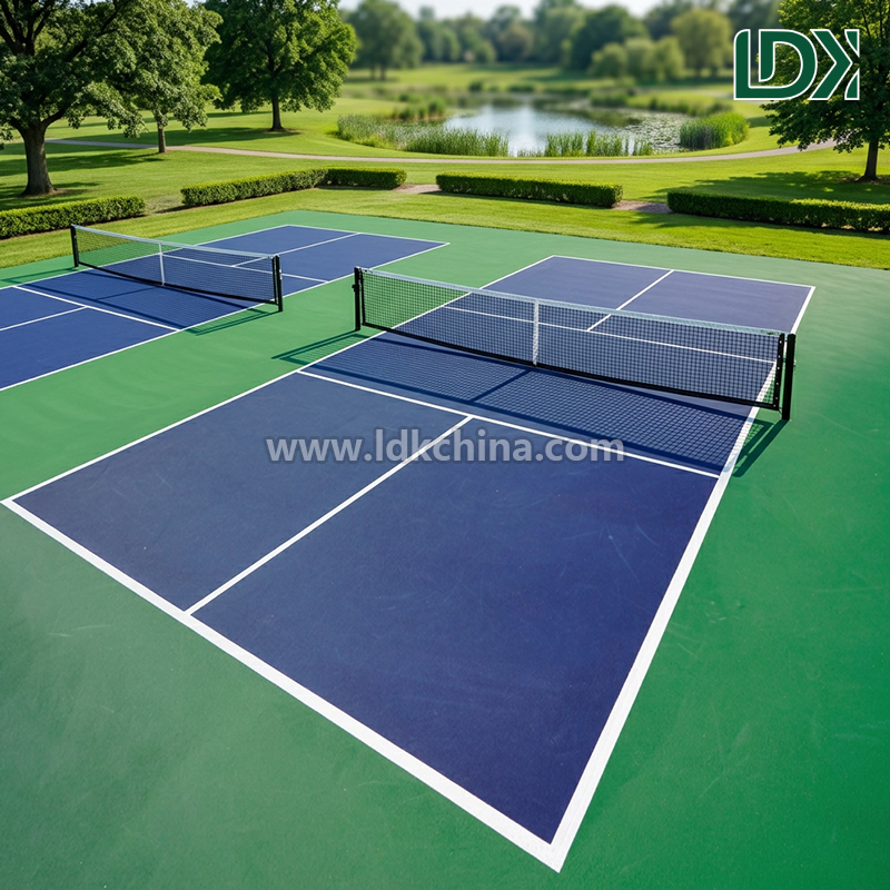 Outdoors Pickleball Court Flooring System Sports Floor Roll Easy Installation for Multi Purpose Hall