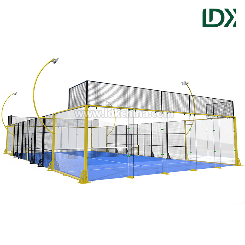 Panoramic Padel Court with 12mm Tempered Glass | Commercial Padel Court Manufacturer Featured Image