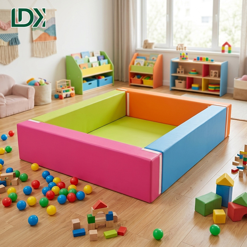 Premium Soft Gymnastics Square Pool Foam Pit for Gymnasts Training Durable Safety Landing Area Custom Color Factory