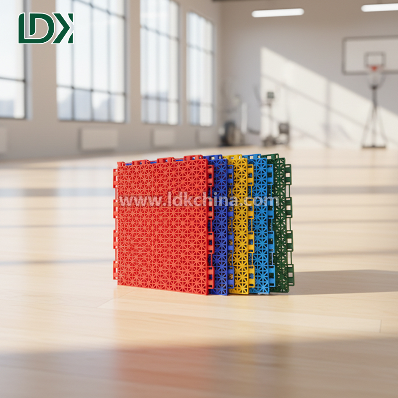 Anti-Slip High Rebound Basketball Court Plastic Sports Flooring for Professional Training Ground Featured Image