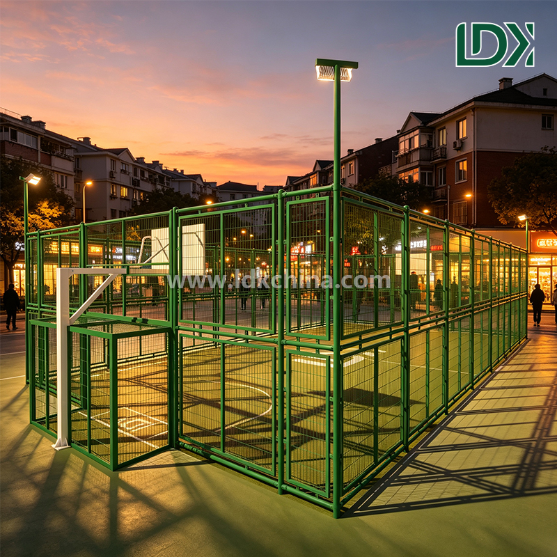 Customized Outdoor Cage Soccer Fields with Multi-functional Training System and Heavy Duty Football Basketball Ball Cage