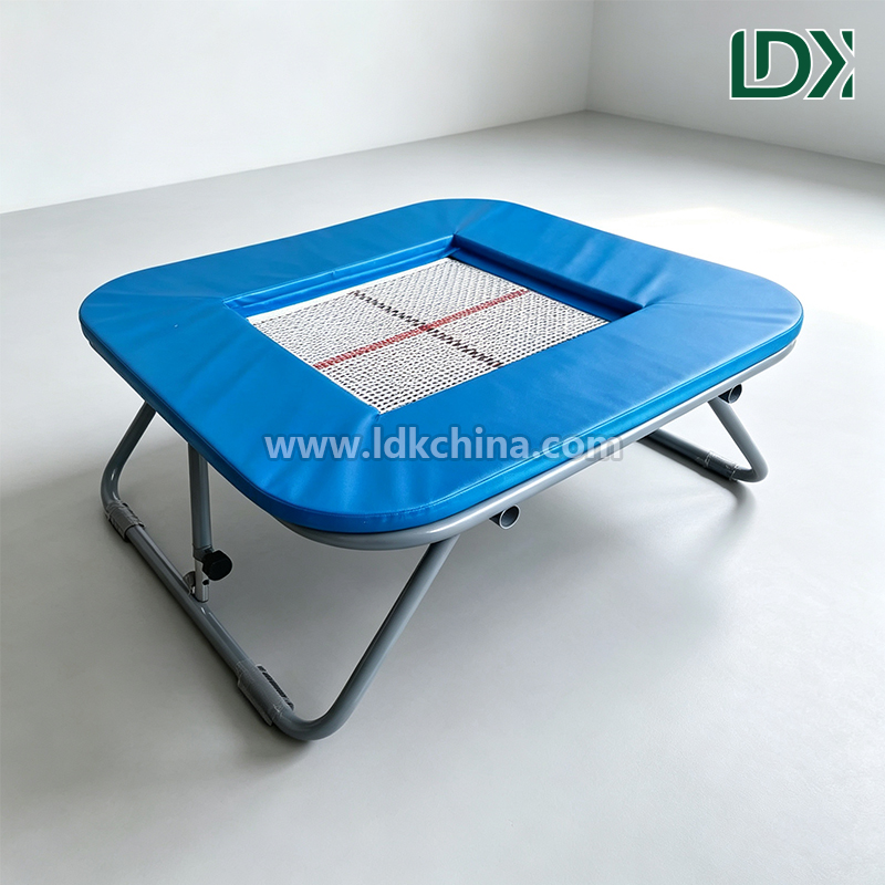 Multi-Purpose Small Trampoline for Home Office Fitness Foldable Mini Rebounder with High Elasticity for Daily Exercise