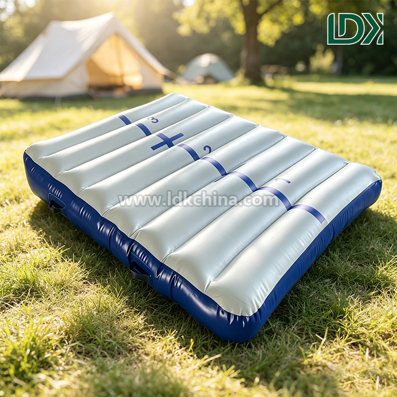 Portable Gymnastics Inflatable Incline Mat for Home Use Kids Inflatable Wedge Mat Air Ramp for Tumbling and Yoga Training
