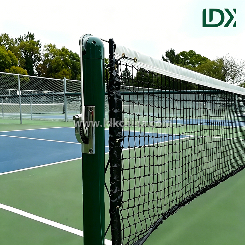Weather-resistant Pickleball Posts for Outdoor Use with Heavy-duty Steel Construction and Custom Net System