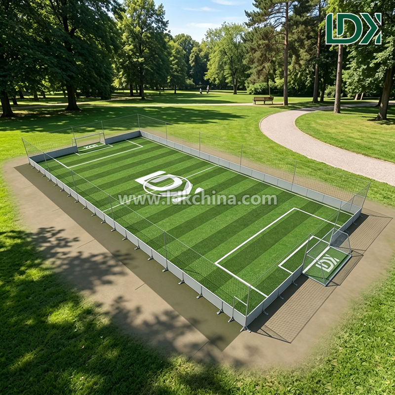 Customized Football Soccer Cage Training Enclosure High Strength Galvanized Steel Soccer Court for Club Training