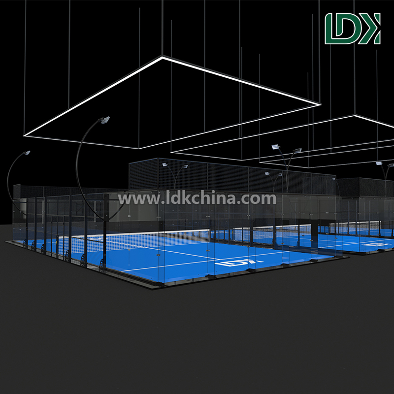 Professional Anti-glare Padel Court Lighting System with IP65 Waterproof LED for Outdoor Sports Arena