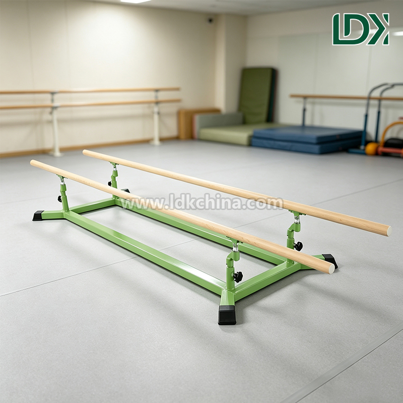 Low Parallel Bars For Gymnastics Training Adjustable Height Kids Beginner Club Equipment