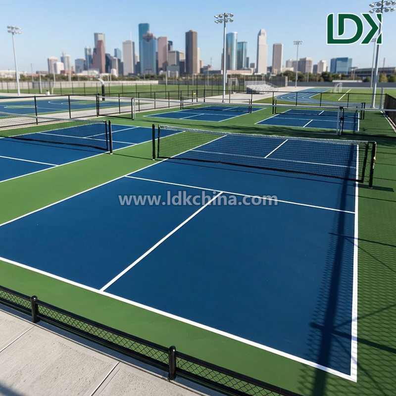 Outdoors Pickleball Court Flooring System Sports Floor Roll Easy Installation for Multi Purpose Hall