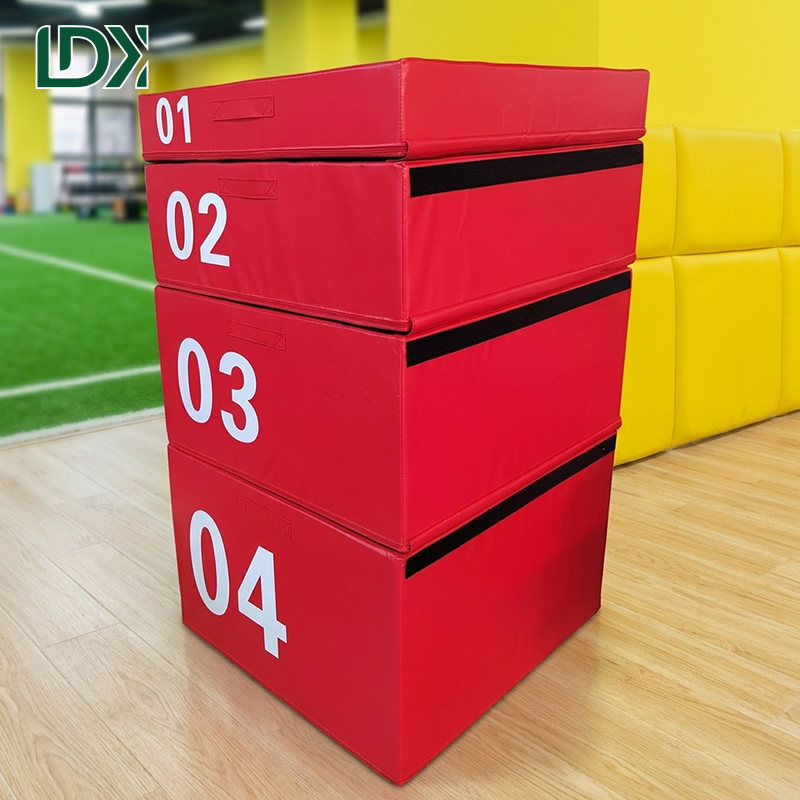 Factory Direct Commercial Plyometrics Box High Density Soft Foam Jump Box for Gym Training