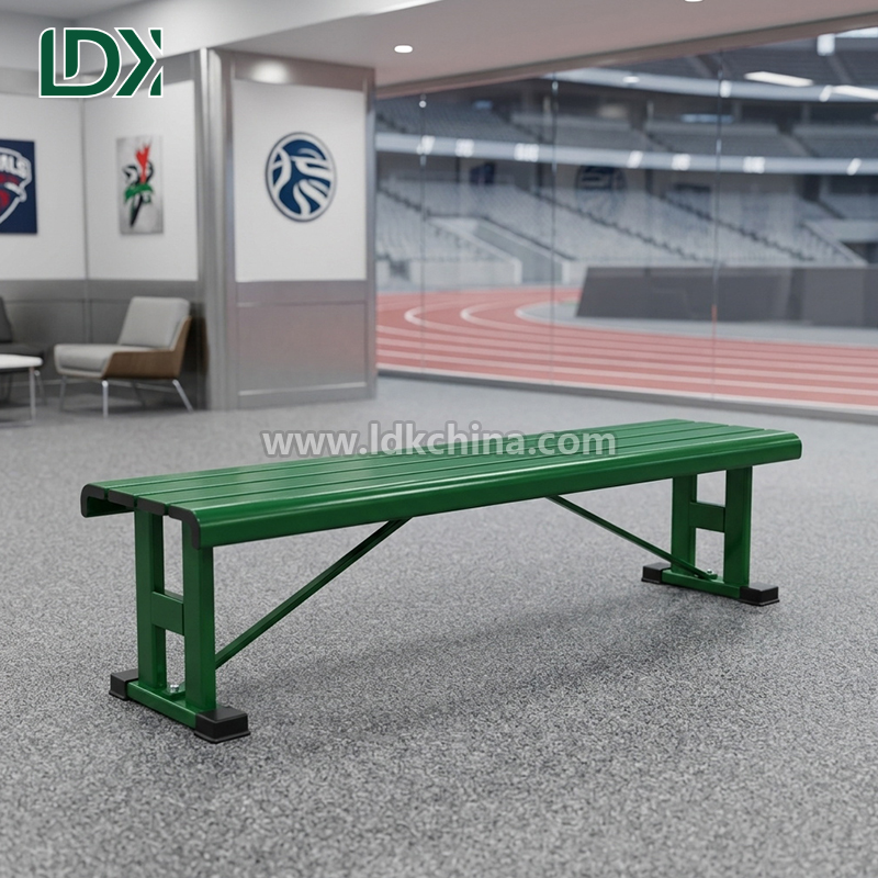 Professional Weatherproof Aluminium Tennis Bench for Outdoor Sports Court Seating