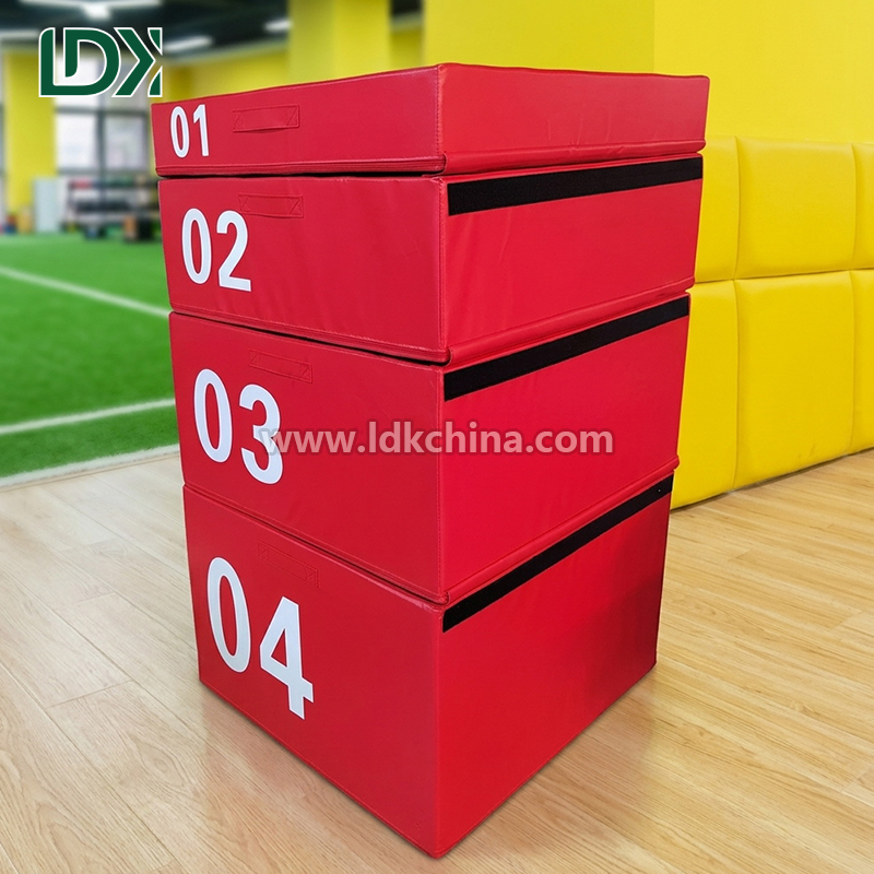 Factory Direct Commercial Plyometrics Box High Density Soft Foam Jump Box for Gym Training