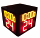 24 seconds shot clock (luxurious 4 sides)