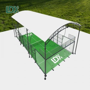 LDK Sports Equipment Factory Price 20*10M Padel Court With Roof Cover for Paddle Tennis