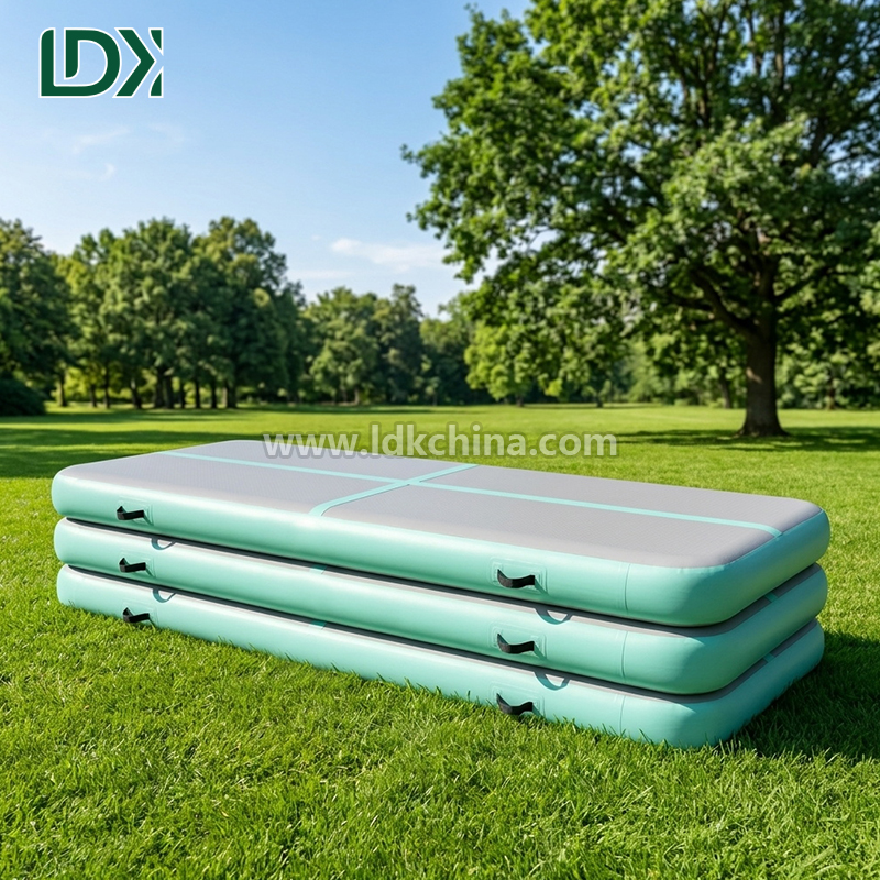 Portable Gymnastic Inflatable Mat for Home Use Air Track Tumbling Mat for Kids Practice