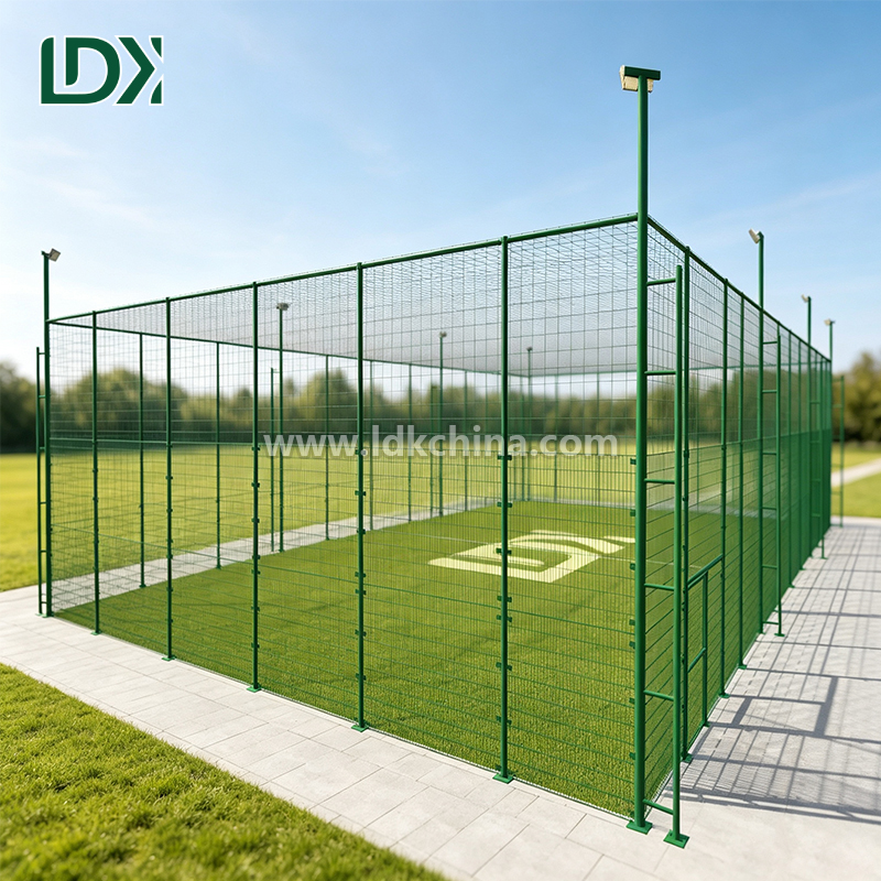 Professional Outdoor Football Cage Galvanized Steel Soccer Enclosure for Sports Club Training and Community Stadiums