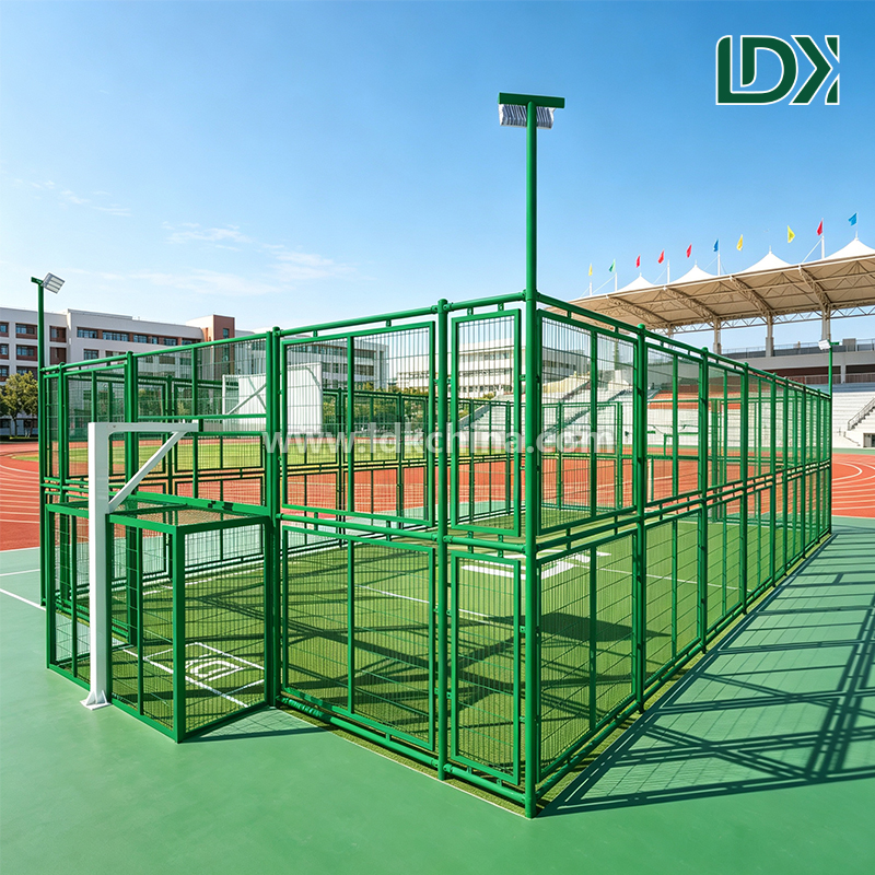 Customized Outdoor Cage Soccer Fields with Multi-functional Training System and Heavy Duty Football Basketball Ball Cage