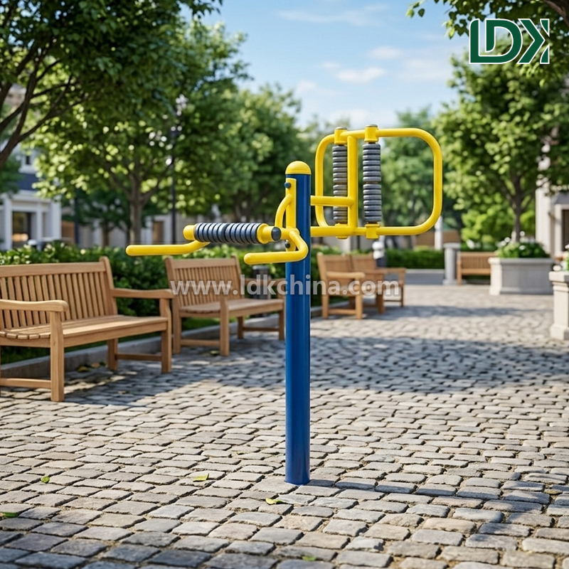 Customized Color Waist and Back Massager Outdoor Fitness Equipment for School Playground and Sports Club Training