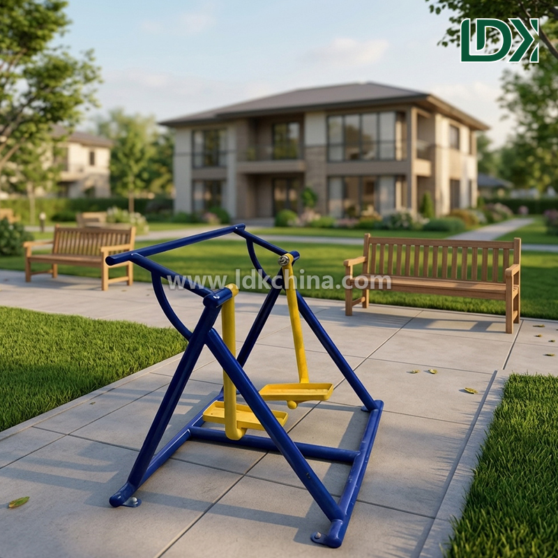 Durable Outdoor Fitness Equipment Single Air Walker Cross Trainer for School Playground and Municipal Projects