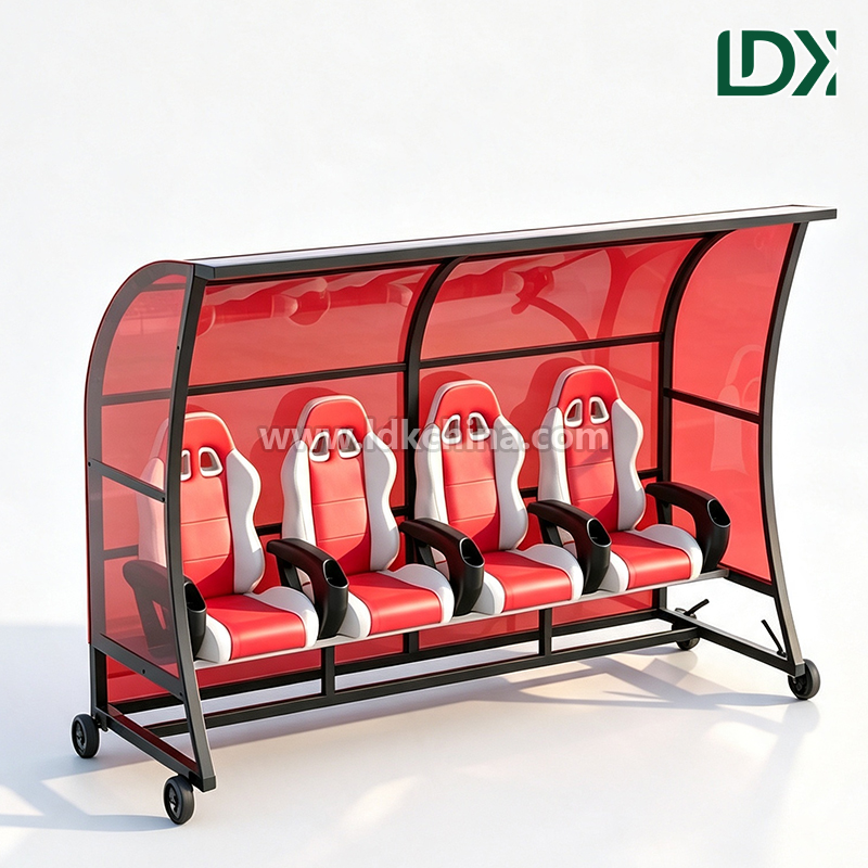 Luxury Portable Soccer Shelter With Aluminium Alloy Frame and Cushion Seat Plus Academy Sideline Replacement Use