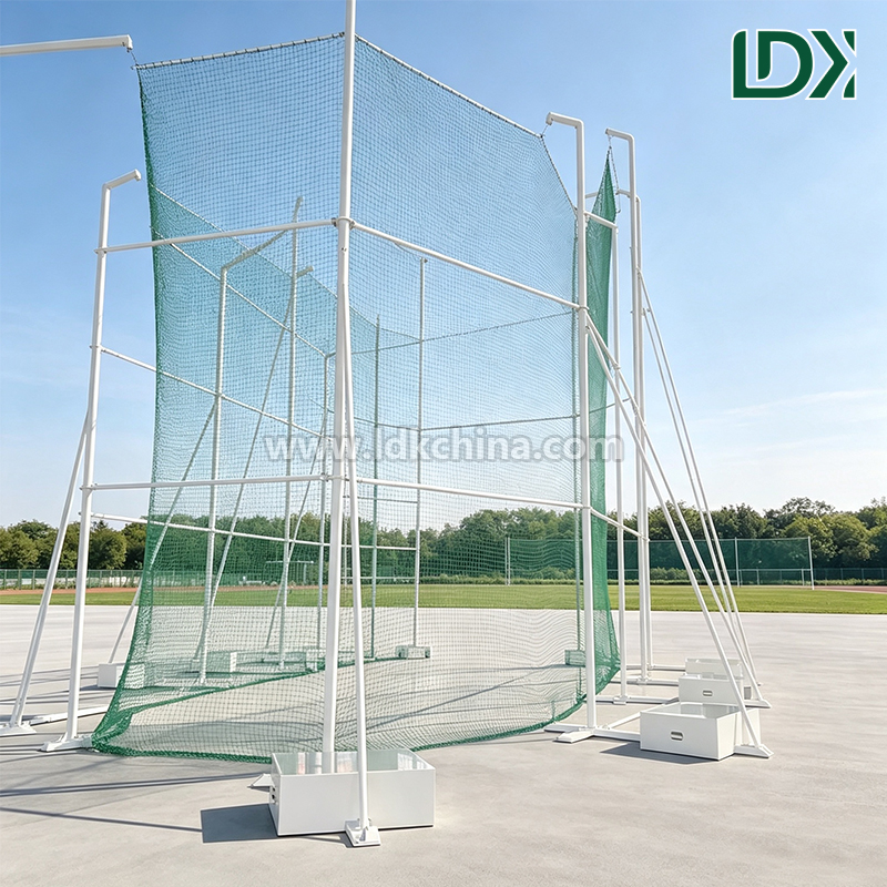 Portable Steel Discus And Hammer Throwing Cage High Strength Net For Outdoor University Athletics Clubs And Schools