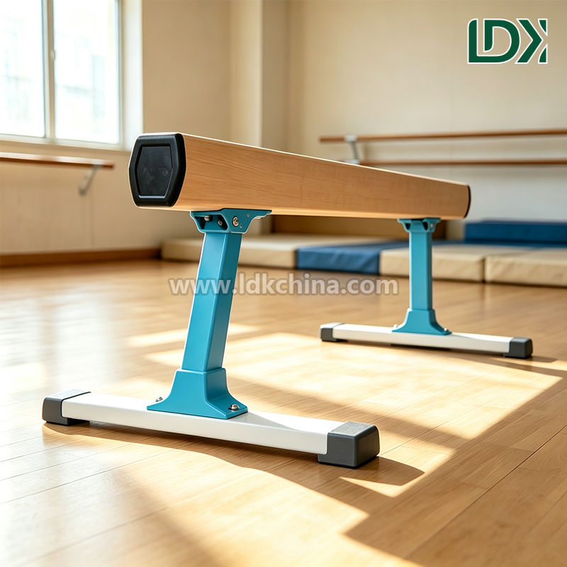 Heavy Duty Adjustable Gymnastics Balance Beam Competition Grade Regulation Length for School Gym Floor Training