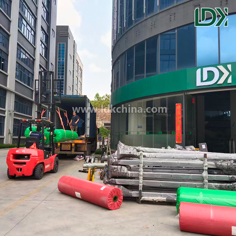 Panoramic Fixed Roof Padel Court Hot Dipped Galvanized Steel Frame LED Lighting All Weather Roofed Padel Court