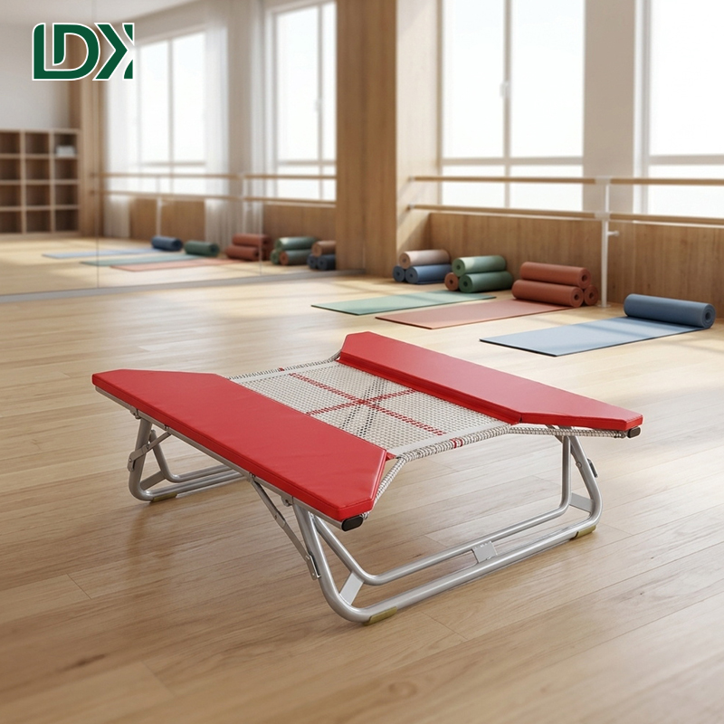 LDK Sports Equipment Manufacturers Custom Size Indoor Gymnastics Training Professional Competition Trampoline for Kids Oxford