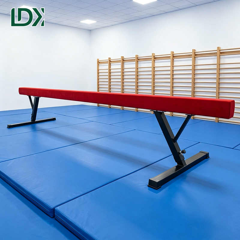 Wholesale Professional 5m Wooden Balance Beam with Adjustable Height for Gymnastics Training Clubs and Schools Featured Image