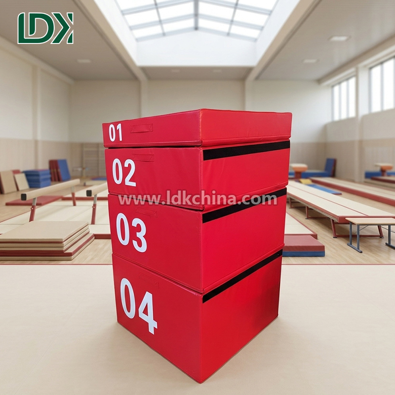Factory Direct Commercial Plyometrics Box High Density Soft Foam Jump Box for Gym Training