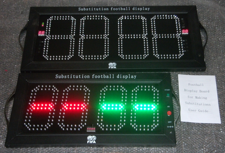 tessera elettronica sostitutiva per il calcio (stile pulsante)