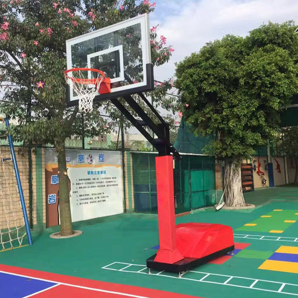 Factory selling Indoor Gymnastics Equipment - Pro Basketball Equipment Portable Kids Basketball Hoop Adjustable Height – LDK