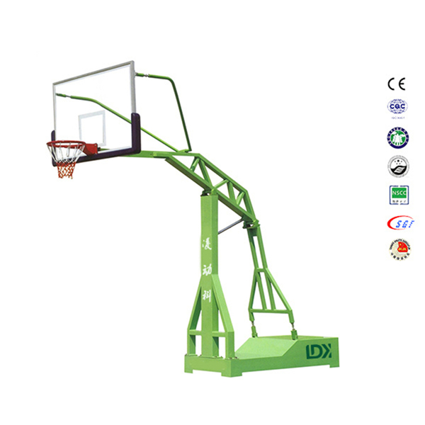 Discount wholesale Used Gymnastics Equipment For Sale - Pro Lifetime Outdoor Glass Backboard Basketball Hoop For Sale – LDK