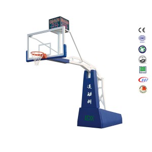 factory customized Gymnastics Folding Mat - PRO Electric Hydraulic Indoor Basketball Goal Hoop for Sale – LDK