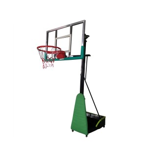 농구 스포츠 장비 교육을위한 휴대용 조절 농구 농구