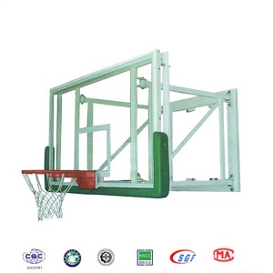 Gnàthaichte Wall ghearra Sàbhailteachd fhaghairt Glass Basketball System