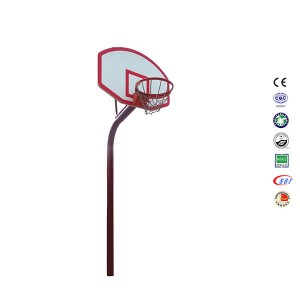 Luar borong di-Ground SMC Backboard bola keranjang Hoop untuk Driveway