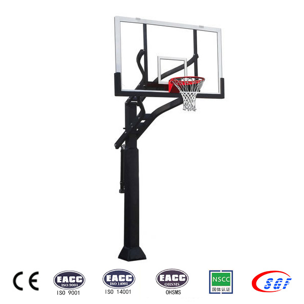 Excellent quality Vaulting Block For Kids -
 Height Adjustable Outside Inground Kids Basketball Goal for Sale – LDK