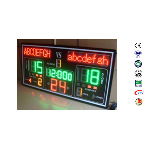 Free sample for Timer In Basketball Shot Clock - Muti-Function Custom LED Basketball Scoreboard 24 Second Shot Clock – LDK