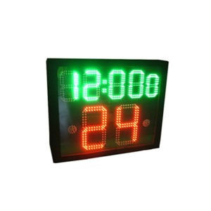 Equip de bàsquet de 5 dígits 24 segon cop de rellotge de Jocs de Bàsquet